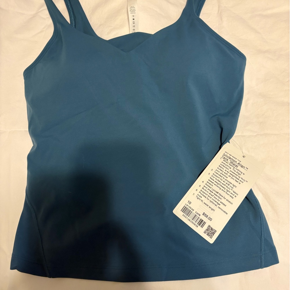 NWT Lululemon Waist Length Align Tank Sz 10